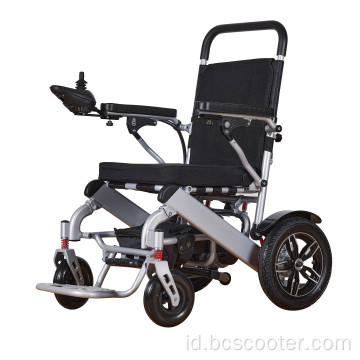 Tingkatkan Aluminium Alloy 300W Brush Electric Wheelchair